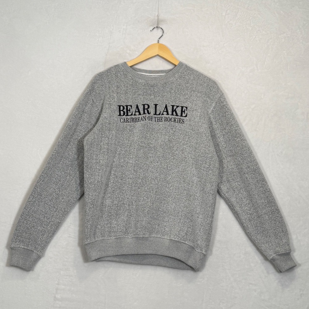 Vintage Pacific & Co Gray Bear Lake Caribbean of the Rockies Sweatshirt Medium